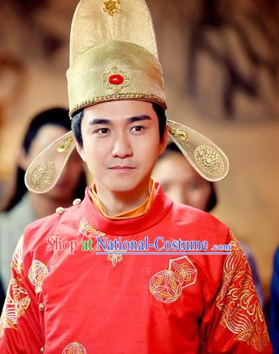 Ancient Chinese Traditional Style Bridegroom Hat