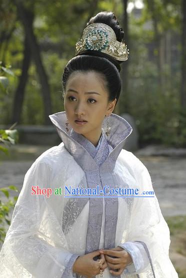 Chinese Traditional Ancient Style Black Wigs and Headwear