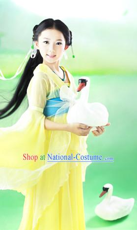 Chinese Ancient Clothing Complete Set for Kids