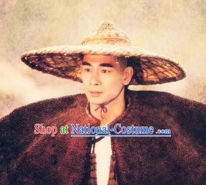 Ancient Chinese Style Bamboo Hat for Men