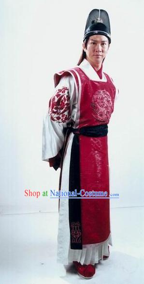 Ancient Chinese Style Superhero Costumes Dress Authentic Clothes Culture Traditional National Clothing Complete Set