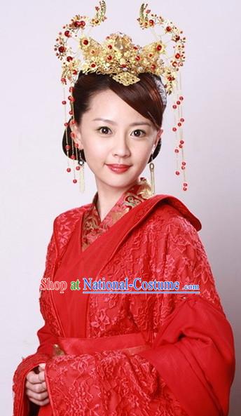 Traditional Chinese Style Brides Hair Jewelry Set