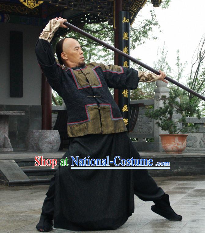 Ancient Chinese Style Kung Fu Costumes Complete Set for Men or Boys