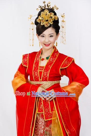 Traditional Ancient Chinese Style Imperial Palace Royal Headpieces Hair Jewelry for Women and Girls