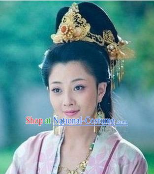 Traditional Ancient Chinese Style Imperial Palace Royal Headpieces Hair Jewelry for Women and Girls