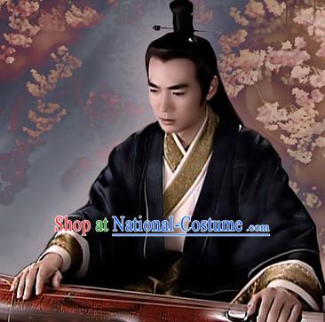 Ancient Chinese Style Hanfu Clothing Complete Set for Men