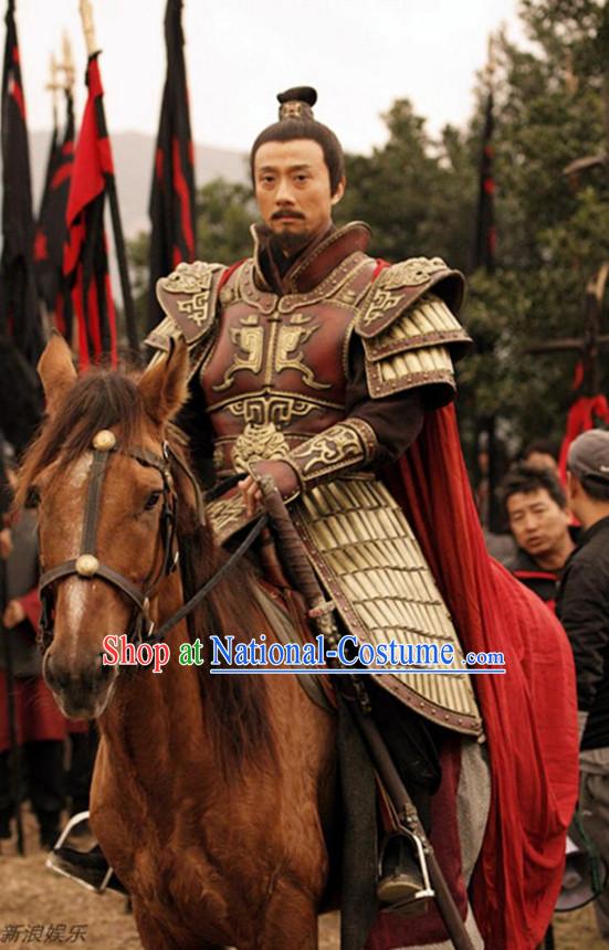 Custom Made Ancient Chinese Style TV Drama Film Armor Costumes Complete Set