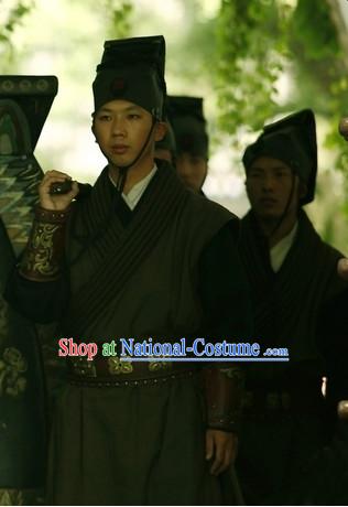 Traditional Chinese Ancient Servant Costumes Suits Complete Set