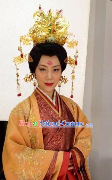 Ancient Chinese Traditional Style Queen Hair Jewelry Set