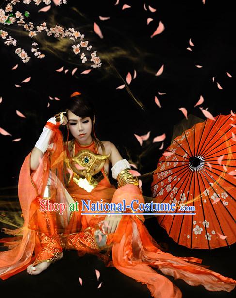 Chinese Cartoon Character Cosplay Costumes Complete Set for Women