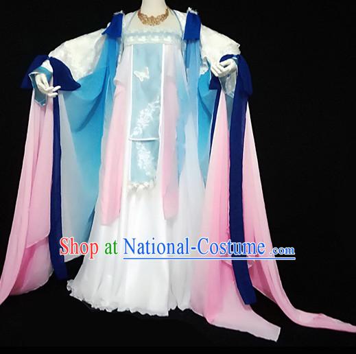 Imperial Royal Ancient Chinese Queen Clothing Complete Set for Women