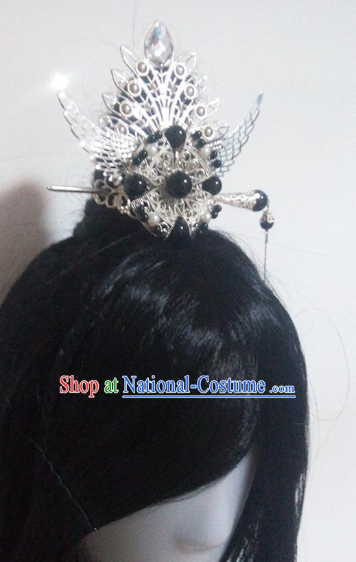 Ancient Chinese Imperial Royal Prince Hair Jewelry Crown