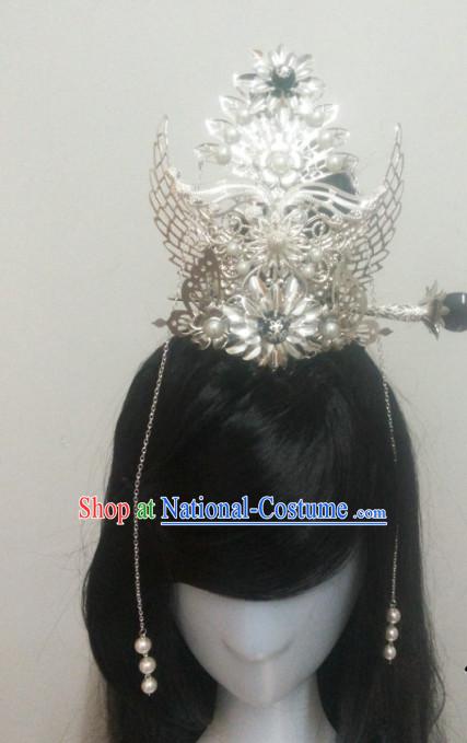 Ancient Chinese Imperial Royal Prince Hair Jewelry Crown