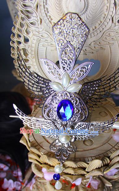 Ancient Chinese Imperial Royal Prince Hair Jewelry Crown