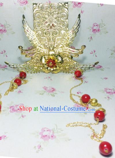 Ancient Chinese Imperial Royal Prince Hair Jewelry Crown