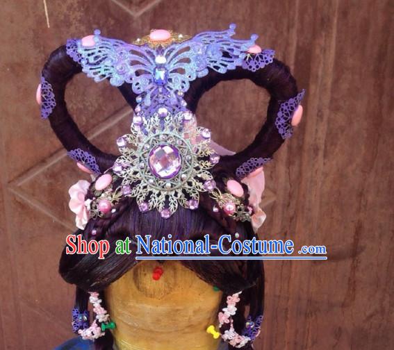 Ancient Chinese Imperial Royal Princess Hair Jewelry Headdress Hairpieces Hair Accessories