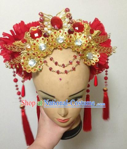 Ancient Chinese Imperial Royal Princess Hair Jewelry Headdress Hairpieces Hair Accessories