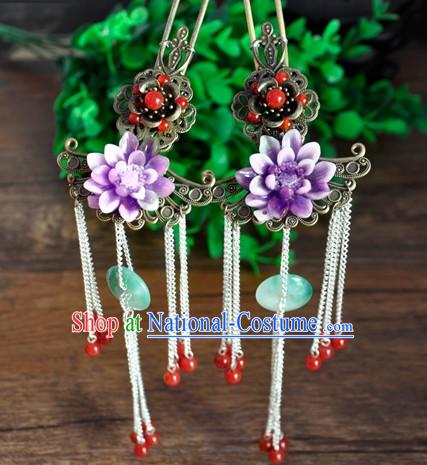 Chinese Traditional Ancient Hair Sticks Hair Ornaments Chopsticks Gold Hair Pins Hairsticks Oriental Asian Head Jewellery Hair Clips Hair pIeces Hair Style