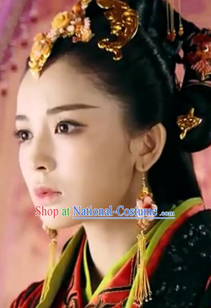 Chinese Traditional Ancient Imperial Empress Earrings