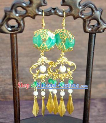 Chinese Traditional Ancient Imperial Empress Earrings