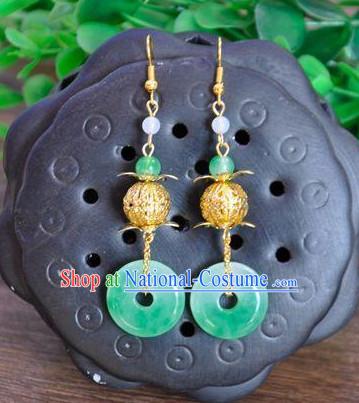 Chinese Traditional Ancient Imperial Empress Earrings