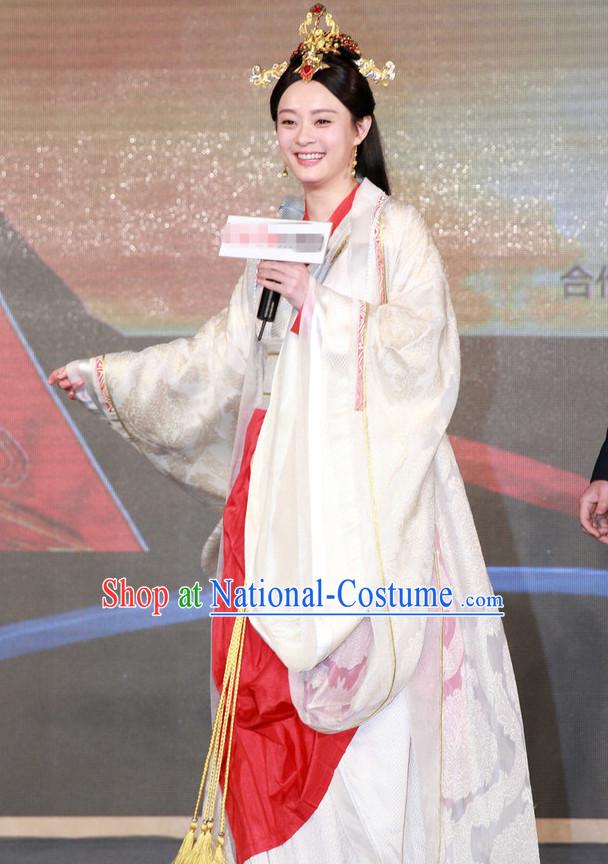 Traditional Chinese Ancient Empress Suit Complete Set for Women