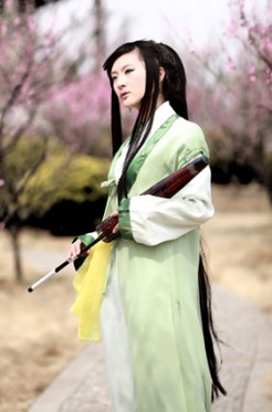 Ancient Chinese Style Hanfu Lady Clothes Complete Set