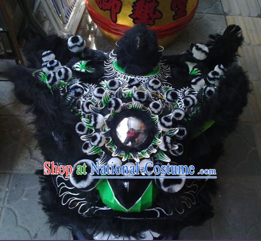 Top Ancient Chinese Zhang Fei Traditional Futsan Style Lion Dancing Costumes Complete Set