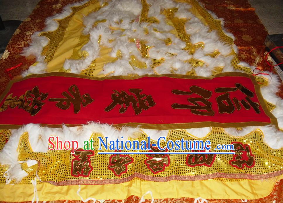 Top Asian Chinese Lion Dance Troupe Performance Suppliers Pants Equipments Art Instruments Lion Tail Costumes Set