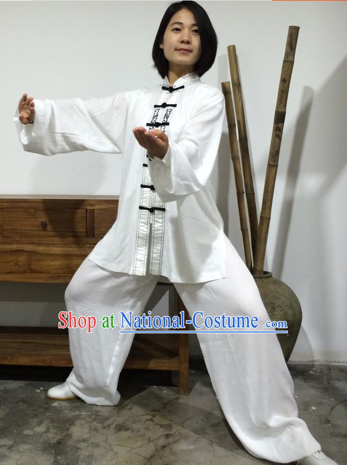 Top Chinese Traditional Mandarin Martial Arts Tai Chi Kung Fu Gong Fu Competition Championship Clothes Suits Uniforms