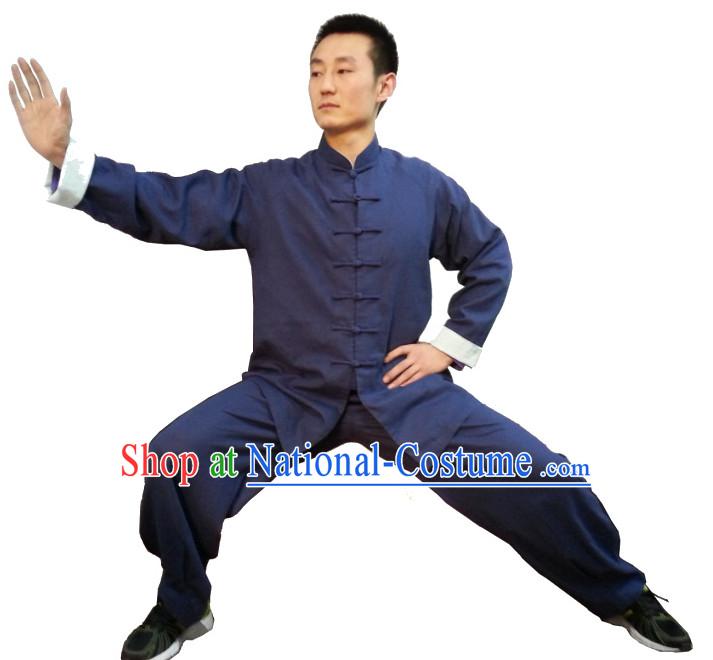 Top Chinese Traditional Mandarin Martial Arts Tai Chi Kung Fu Gong Fu Competition Championship Dresses Suits Uniforms for Men Women Kids