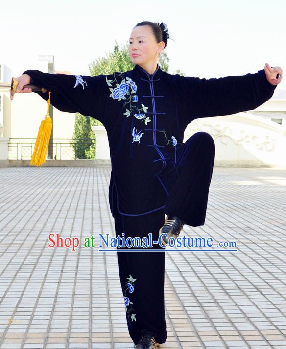 Tai Chi Pants Tai Chi Suit Apparel Suits Attire Robe Kung Fu Costume Chinese Kungfu Jacket Wear Dress Uniform Clothing Taijiquan Shaolin Chi Gong Taichi Suits