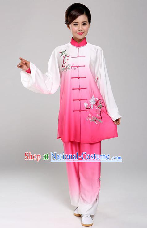 Top Tai Chi Pants Tai Chi Suit Apparel Suits Attire Robe Kung Fu Costume Chinese Kungfu Jacket Wear Dress Uniform Clothing Taijiquan Shaolin Chi Gong Taichi Suits