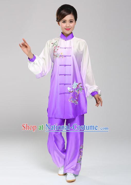 Top Tai Chi Pants Tai Chi Suit Apparel Suits Attire Robe Kung Fu Costume Chinese Kungfu Jacket Wear Dress Uniform Clothing Taijiquan Shaolin Chi Gong Taichi Suits