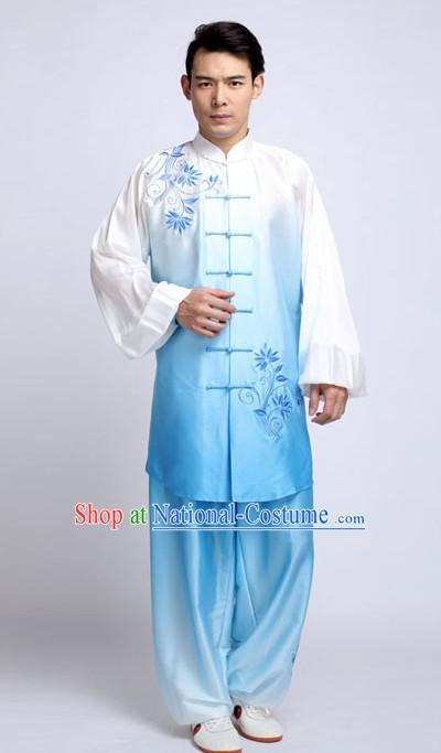 Top Tai Chi Pants Tai Chi Suit Apparel Suits Attire Robe Kung Fu Costume Chinese Kungfu Jacket Wear Dress Uniform Clothing Taijiquan Shaolin Chi Gong Taichi Suits for Men Women Kids