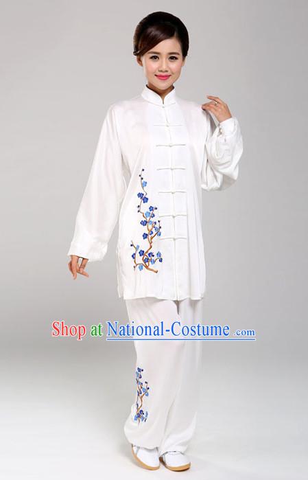 Top Tai Chi Uniforms Pants Tai Chi Suit Apparel Suits Attire Robe Kung Fu Costume Chinese Kungfu Jacket Wear Dress Uniform Clothing Taijiquan Shaolin Chi Gong Taichi Suits for Men Women Kids