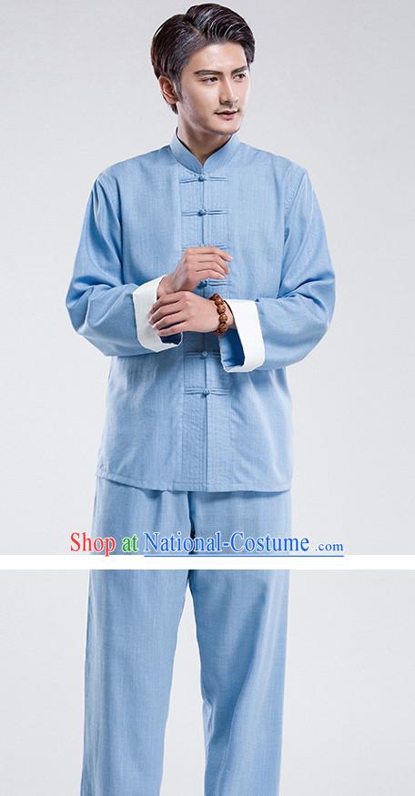 Top Tai Chi Uniforms Pants Tai Chi Suit Apparel Suits Attire Robe Kung Fu Costume Chinese Kungfu Jacket Wear Dress Uniform Clothing Taijiquan Shaolin Chi Gong Taichi Suits for Men Women Kids