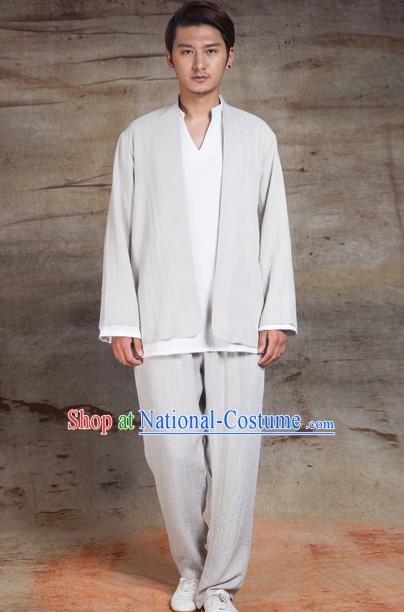 Top Tai Chi Uniforms Pants Tai Chi Suit Apparel Suits Attire Robe Kung Fu Costume Chinese Kungfu Jacket Wear Dress Uniform Clothing Taijiquan Shaolin Chi Gong Taichi Suits for Men Women Kids