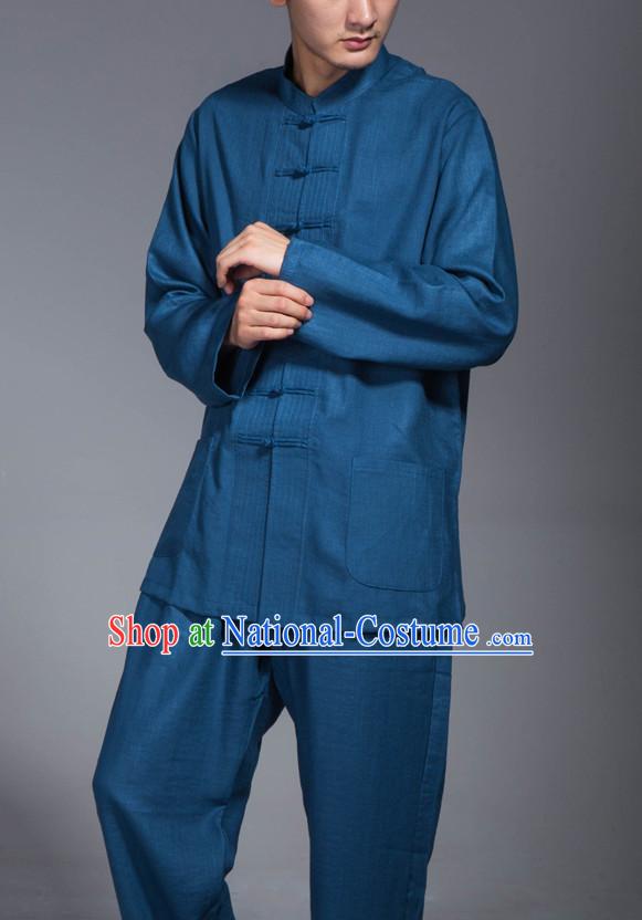 Top Tai Chi Uniforms Pants Tai Chi Suit Apparel Suits Attire Robe Kung Fu Costume Chinese Kungfu Jacket Wear Dress Uniform Clothing Taijiquan Shaolin Chi Gong Taichi Suits for Men Women Kids