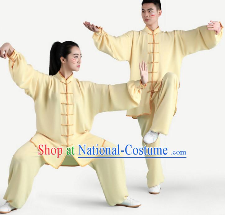 Top Tai Chi Uniforms Pants Tai Chi Suit Apparel Suits Attire Robe Kung Fu Costume Chinese Kungfu Jacket Wear Dress Uniform Clothing Taijiquan Shaolin Chi Gong Taichi Suits for Men Women Kids