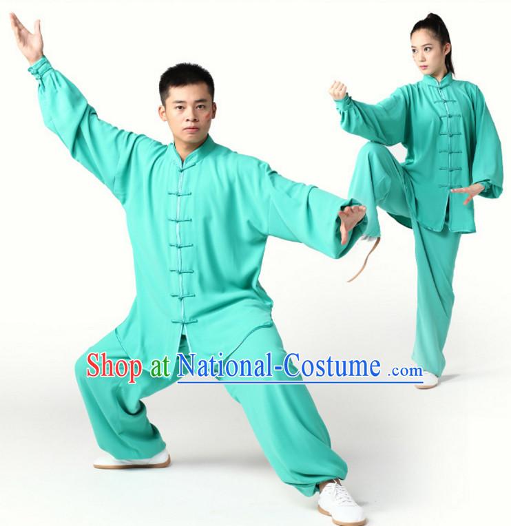 Top Tai Chi Uniforms Pants Tai Chi Suit Apparel Suits Attire Robe Kung Fu Costume Chinese Kungfu Jacket Wear Dress Uniform Clothing Taijiquan Shaolin Chi Gong Taichi Suits for Men Women Kids