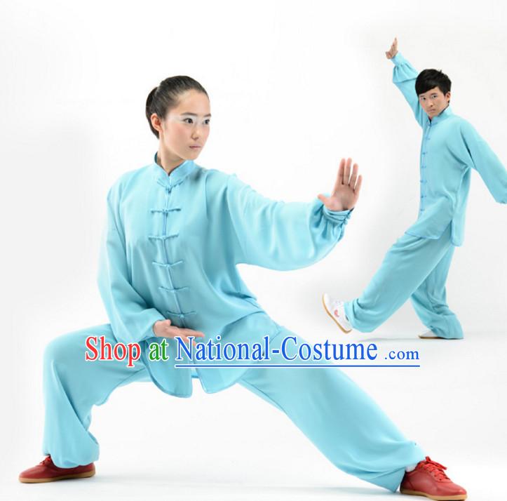 Top Tai Chi Uniforms Pants Tai Chi Suit Apparel Suits Attire Robe Kung Fu Costume Chinese Kungfu Jacket Wear Dress Uniform Clothing Taijiquan Shaolin Chi Gong Taichi Suits for Men Women Kids