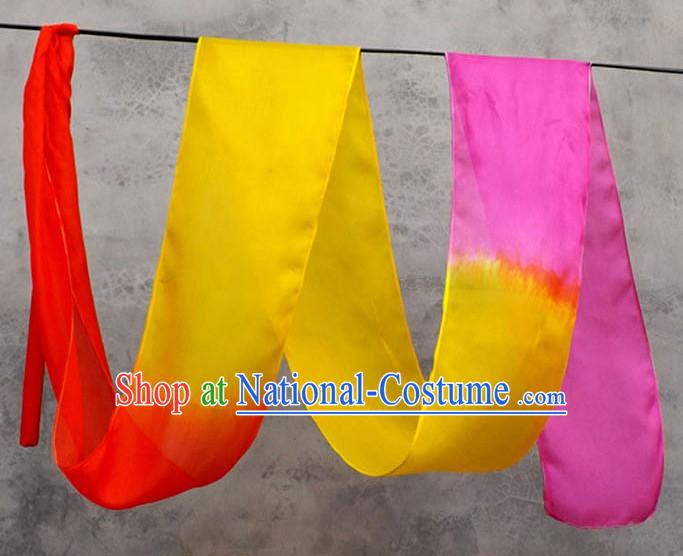 Top 3 Meters Pure Silk Color Changing Colr Change Dance Ribbon Dancing Ribbons