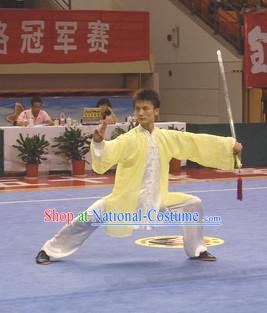 Top Kung Fu Competition Championship Uniforms Pants Suit Taekwondo Apparel Karate Suits Attire Robe Championship Costume Chinese Kungfu Jacket Wear Dress Uniform Clothing Taijiquan Shaolin Chi Gong Taichi Suits for Men Women Kids