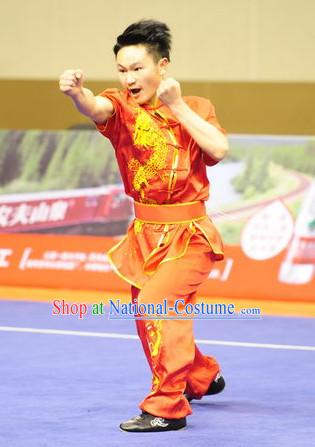 Top Qigong Kung Fu Competition Championship Uniforms Pants Suit Taekwondo Apparel Karate Suits Attire Robe Championship Costume Chinese Kungfu Jacket Wear Dress Uniform Clothing Taijiquan Shaolin Chi Gong Taichi Suits for Men Women Kids