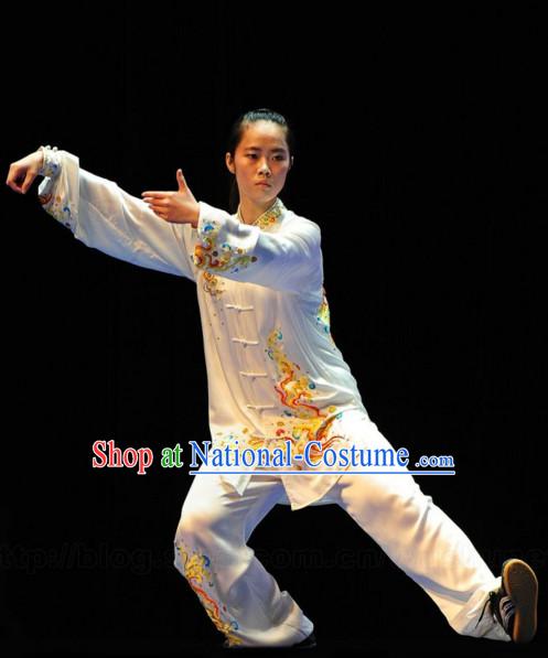 Top Kung Fu Competition Championship Uniforms Pants Suit Taekwondo Apparel Karate Suits Attire Robe Championship Costumes for Men Women Children