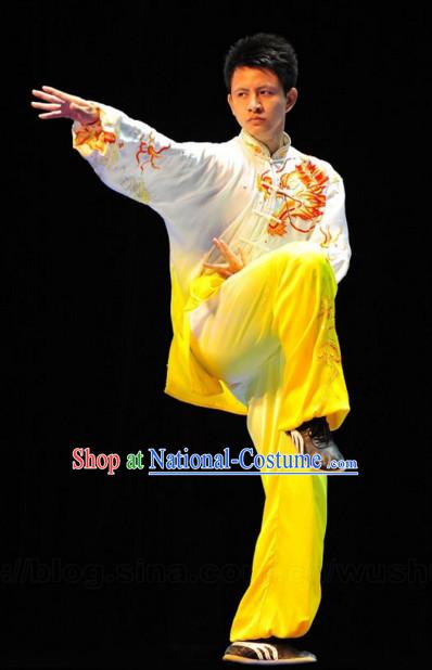 Top Kung Fu Competition Championship Uniforms Pants Suit Taekwondo Apparel Karate Suits Attire Robe Championship Costumes for Men Women Children