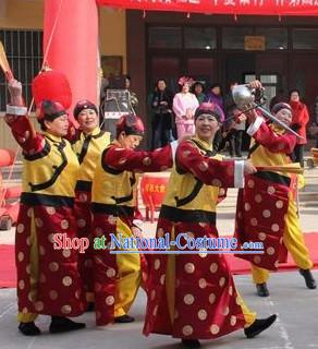 Chinese Stage Classical Dancing Dancewear Costumes Dancer Costumes Dance Costumes Chinese Dance Clothes Traditional Chinese Clothes Complete Set for Men Kids