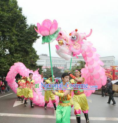 Most Beautiful Best Handmade Supreme Chinese Dragon Dance Costumes Complete Set