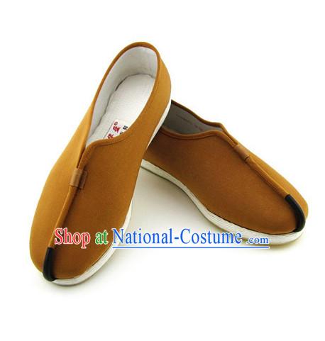 Top Black Chinese Traditional Tai Chi Shoes Kung Fu Shoes Martial Arts Shaolin Monk Shoes for Men or Women